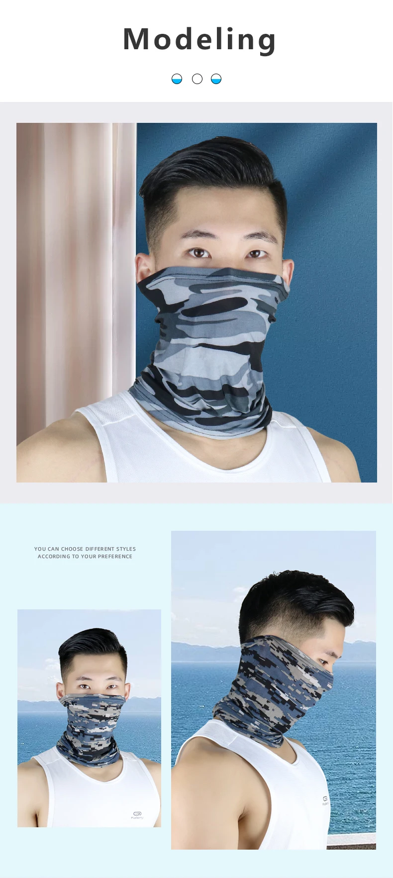 windproof cycling bandana custom