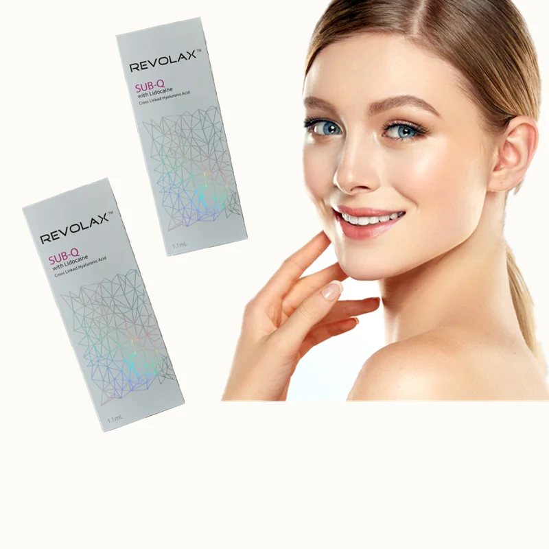 

Korea high quality acido hyaluronic dermal filler revolax, Transparent