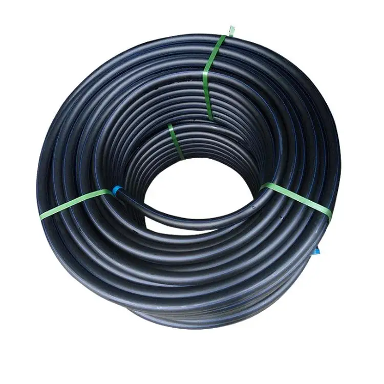 

HDPE corrosion resistant water supply pipe 63mm 110mm PN16 agricultural irrigation and drainage pipes oil and gas pipe, Black