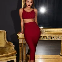 

women's sexy slim dress clothing vendor Hanging strap with golden silk dress