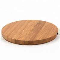 

wholesale Engrave LOGO wireless charger pad,bamboo wireless charger,wireless charger wood