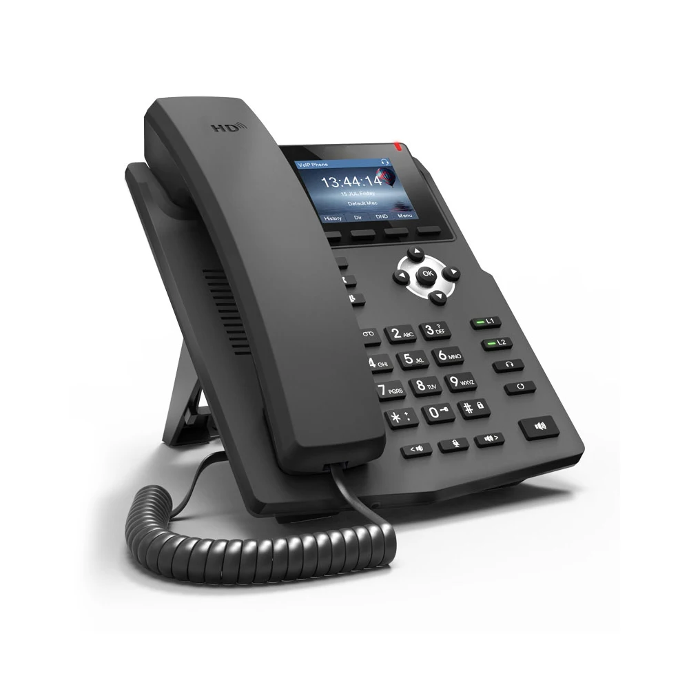 Voip Phone 2 Sip Line Poe Supports Voip Phone Desk Business Ip Phone