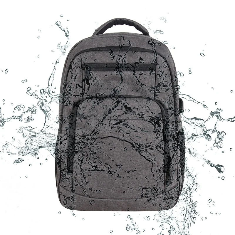 

2021 Anti Theft Custom Logo Men Backpack Business Laptop Design Anti-Theft Backpack, Black