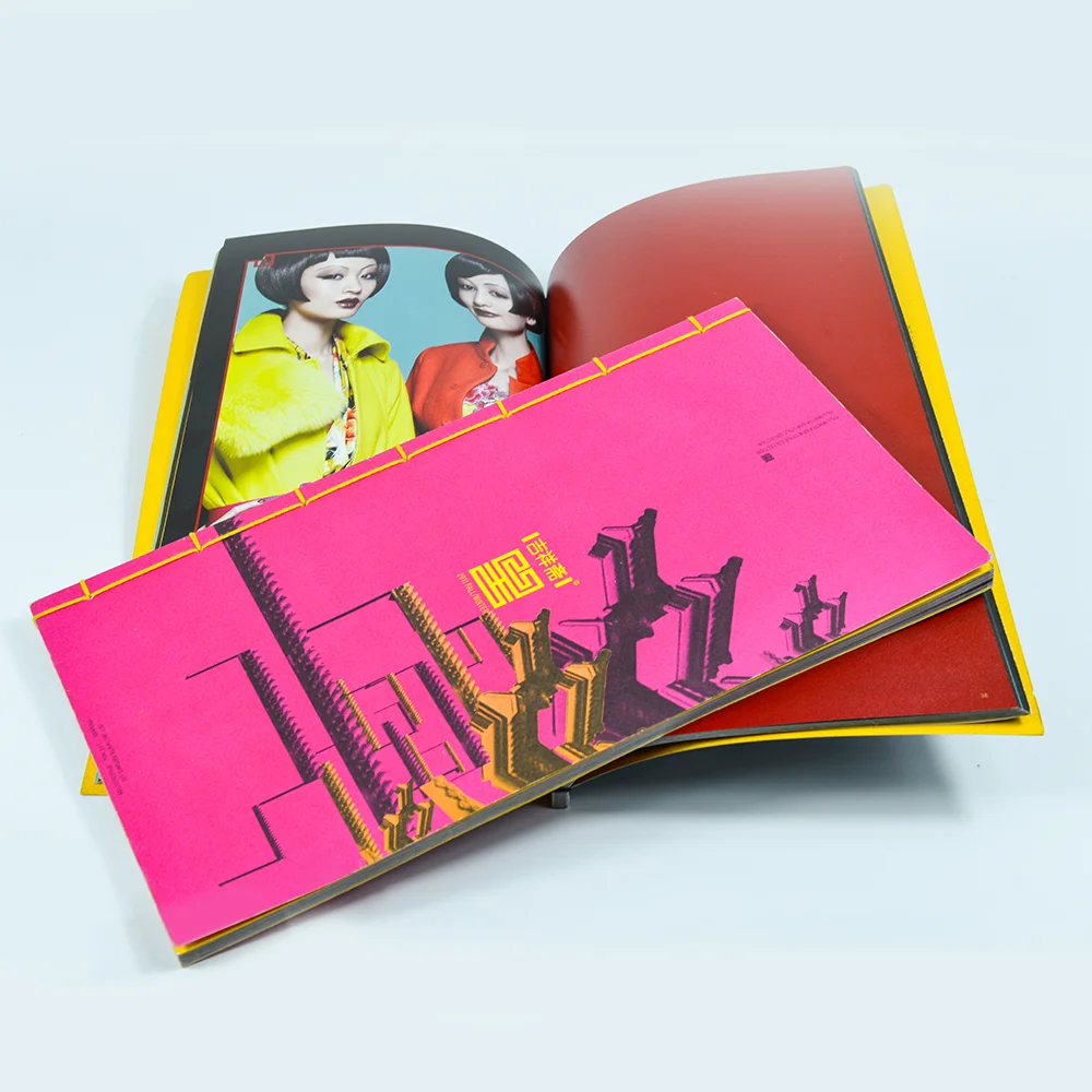 
Fashionably Design Company Advertising Printing Magazine Kraft Paper Brochure 