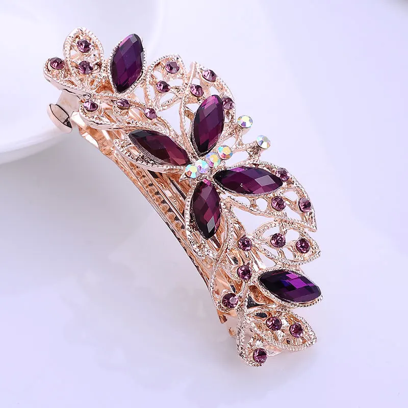 

wholesale Diamond Spring Hairpin Large Korean Crystal woman Hair accessories