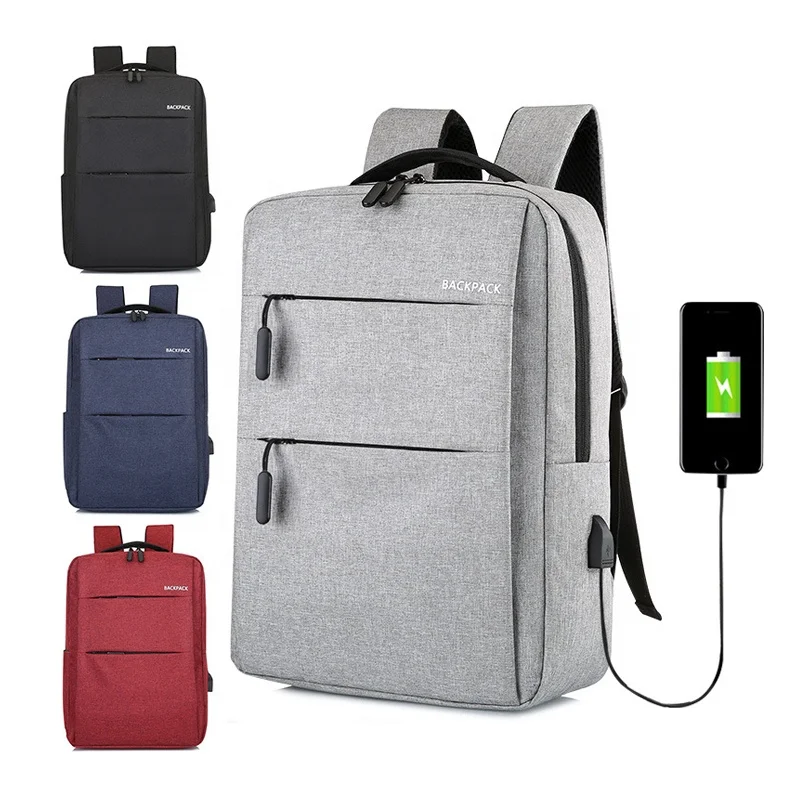 

300D Backpack Men and Women Casual Business Computer Backpack usb Charging Bag Student Schoolbag Waterproof Travel Backpack