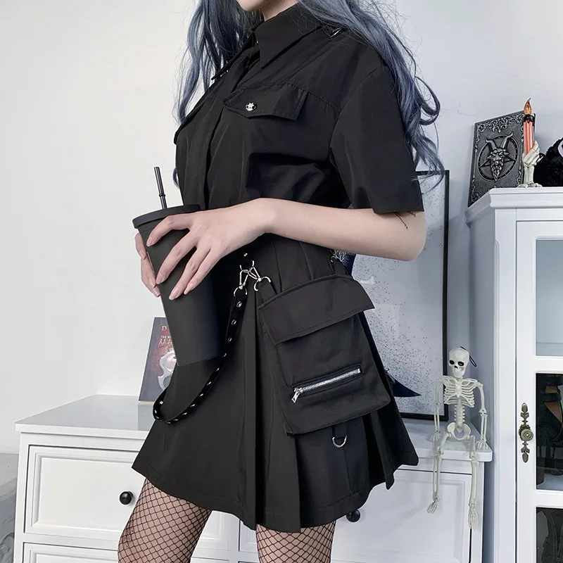 

Front Fork Fake Two Pieces Half Skirt Women Summer Mini Skirts Dropshipping