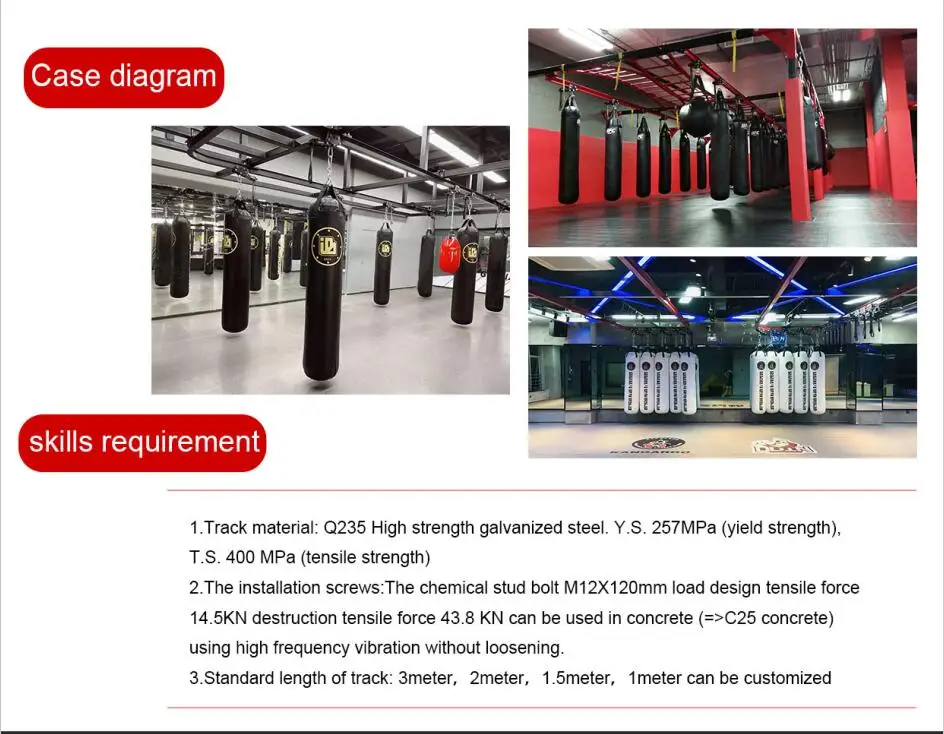 Heavy Punching Bag Ceiling Mount Punching Bag Rack Punching Bag Bracket