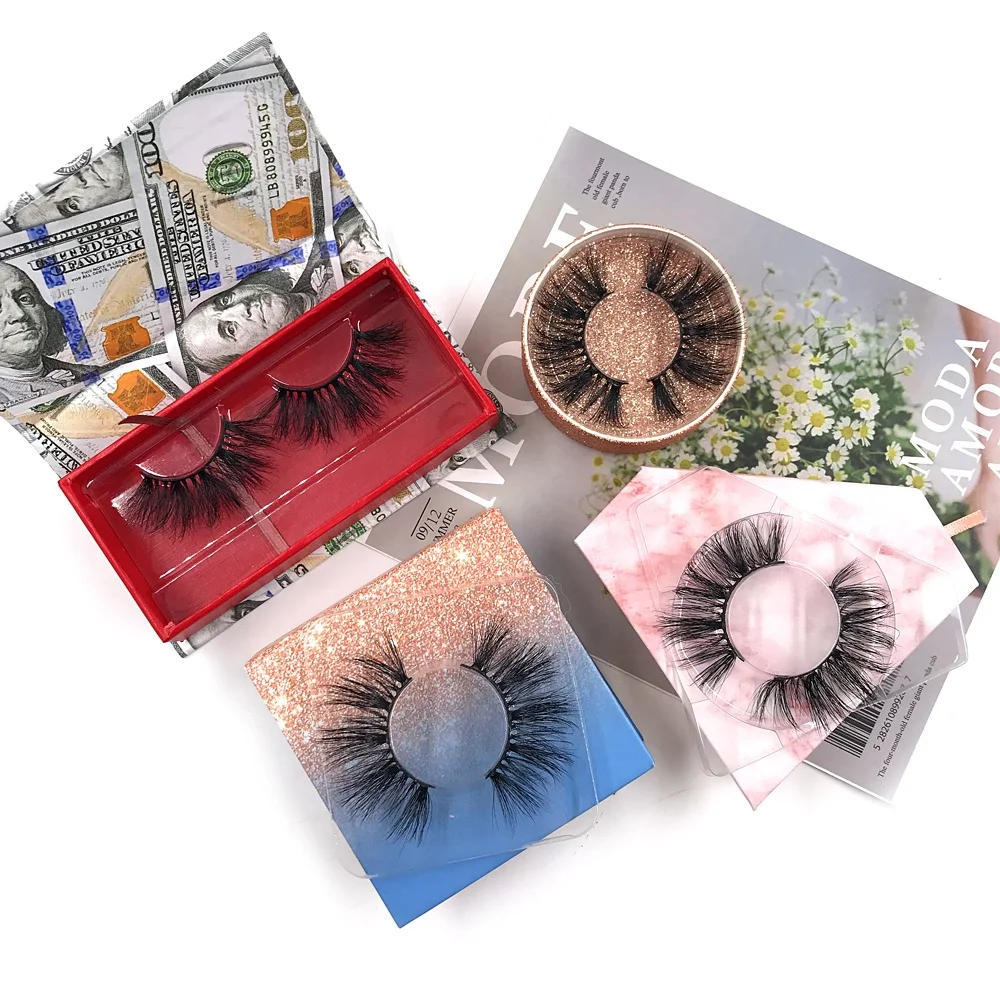 

Wholesale Vendor Customized 100% Biggest Promotion Cruelty Free 25MM 3D Mink Eyelashes With Lashes Box