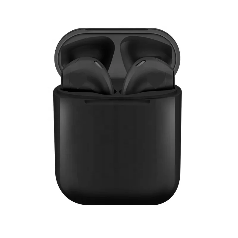 

Cs Freeshiping i12 BT Mobile Audifonos Wireless Earphones Ear Earphones Headphones, Black