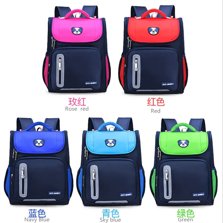 

Waterproof Child Kids Book Bag New mochilas escolares Backpack /Durable Boy girl School Bags for Students, Rose red, deep blue, blue, sky blue, yellow etc.