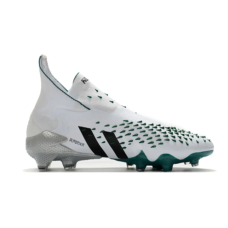 

Grey White 21 Generation Middle Knit Football Boots, Predator EQT Predator Freak + FG Soccer Shoes, Full colour