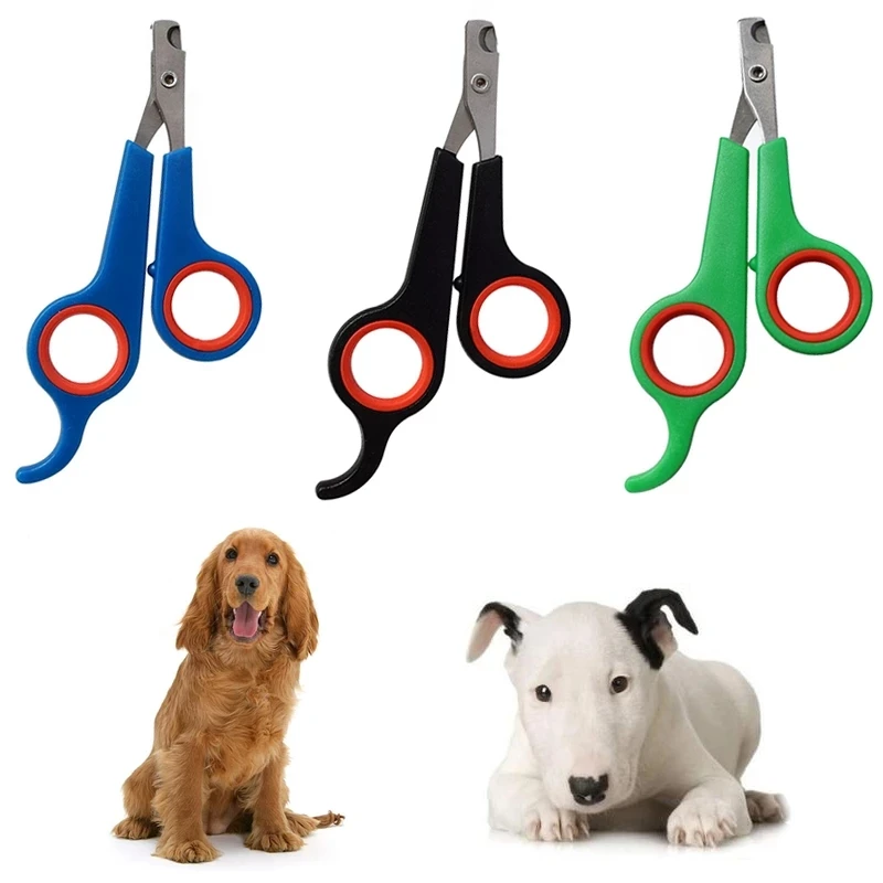 

8 colors Stainless steel pet nail clipper dogs cats nail scissors trimmer pet grooming supplies