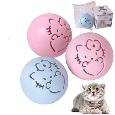 

Pet products cat sounding toy ball plastic bell ball interactive cat teasing toy, Mix color