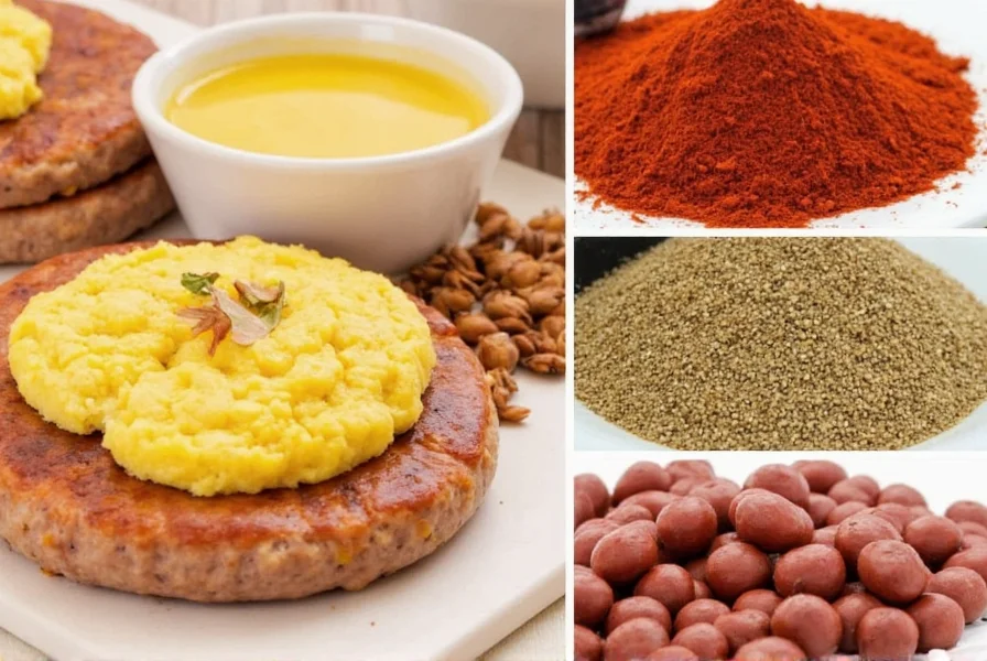Breakfast sausage spice blend in mason jars