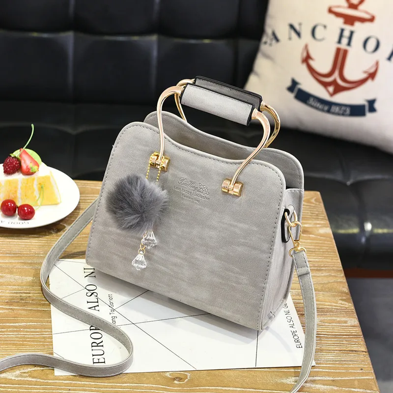 

Female Bag New Fashion Ladies Shoulder Handbag Square Bag Solid Tote Hand Bags, 9 colors