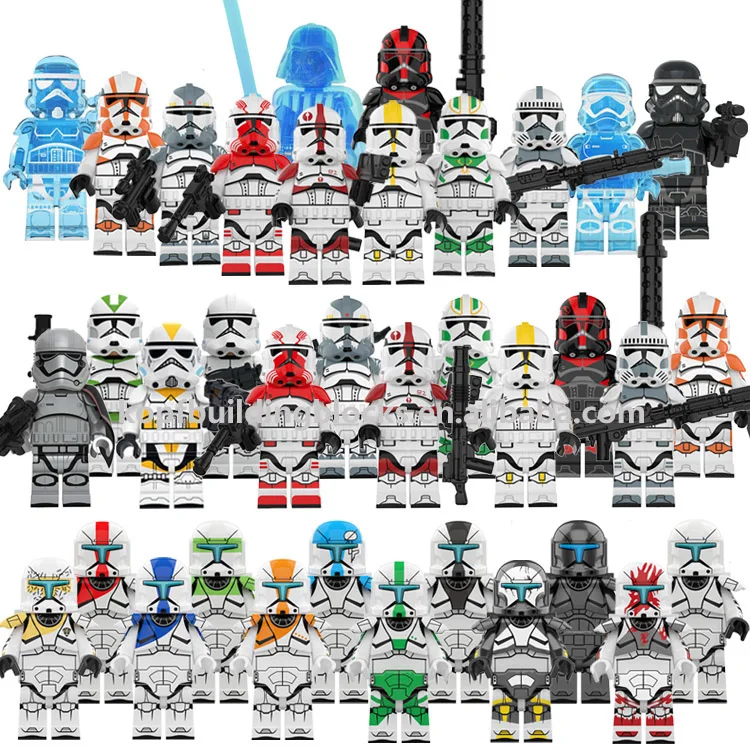 

Mini Star Clone Trooper The Bad Batch Delta Squad wars Action Figure Wars Building Blocks Kids Toys