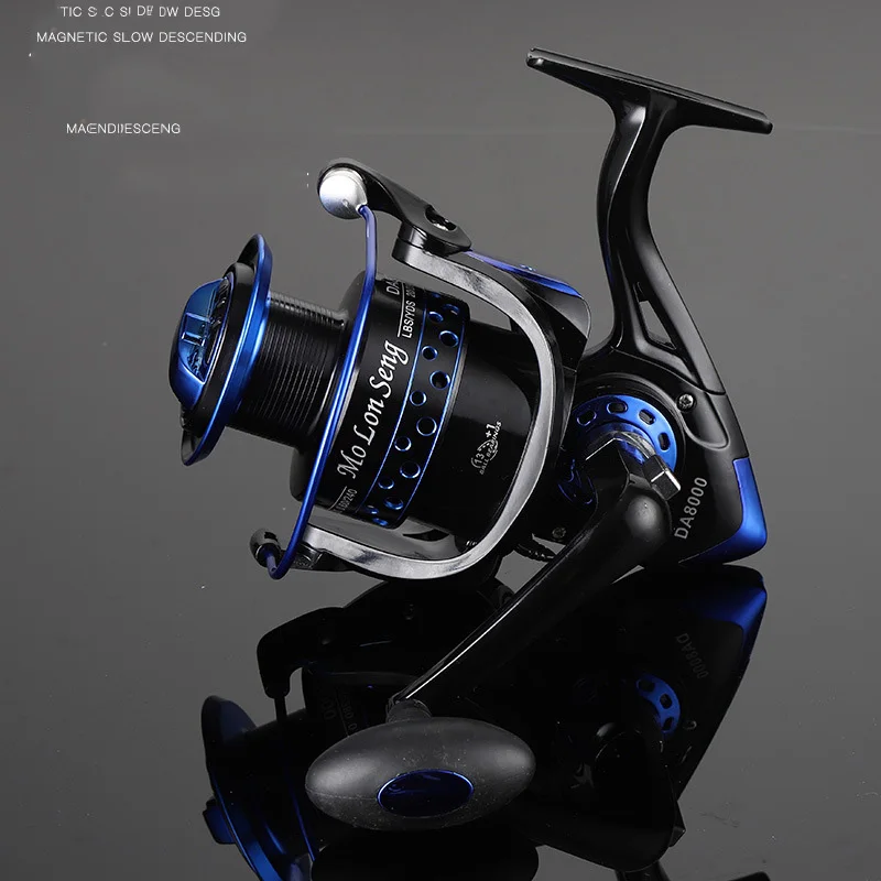 

Jetshark 13+1bb 8000 9000 Metal Spinning Reel 576g/602g 4.9: 1 Ocean Saltwater Spinning Fishing Reel