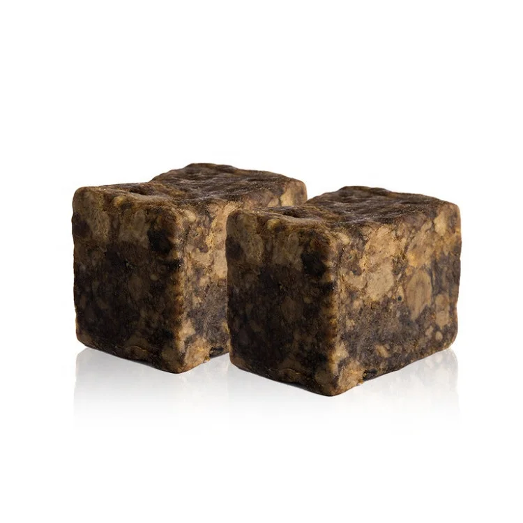 

Smoothing Anti-Acne Natural African Black Soap Body Cleanser Toilet Bath Soap With Vitamin E Coconut Coffee Shea Butter Palm oil