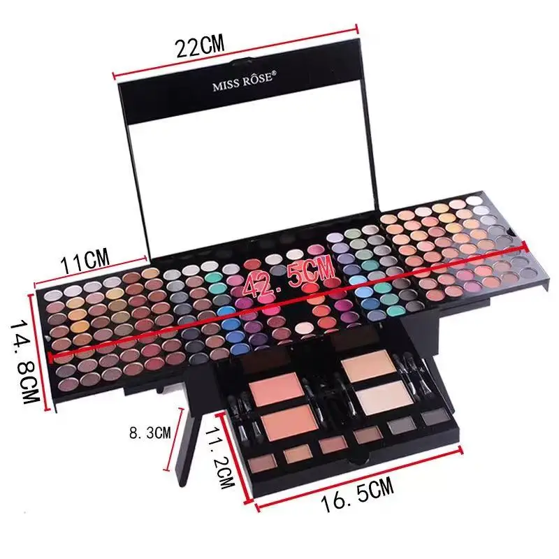 

Cosmetics 180 Colors Matte Glitter Eyeshadow Palette Powder Eye Makeup Professional Eye Shadow Make Up Kit