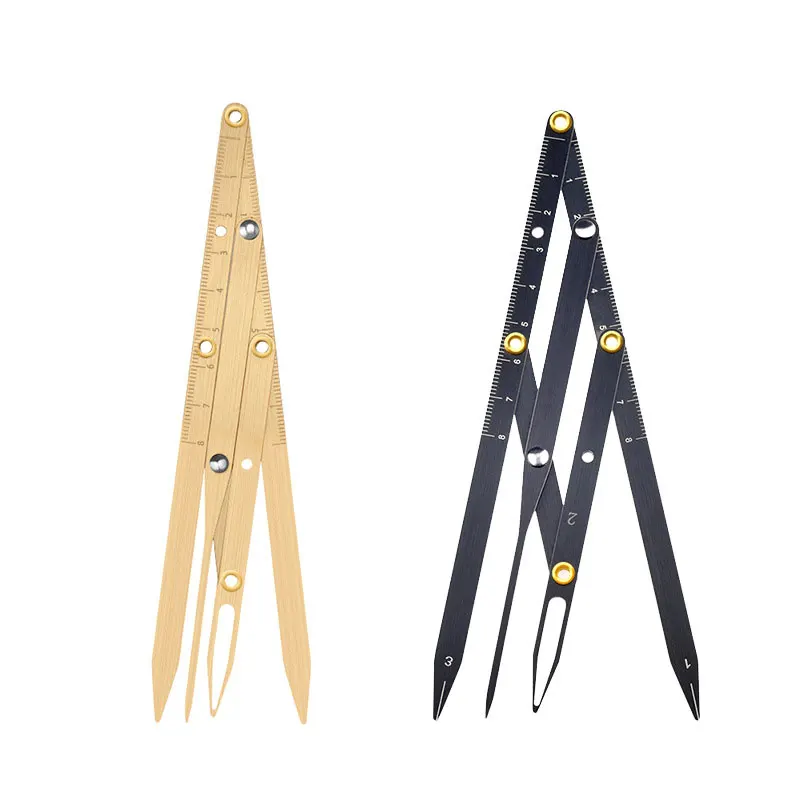 

1-1-5 eyebrow measuring, Silver/gold/black