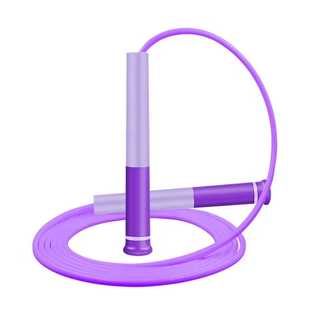 

Hot selling adjustable jump skipping rope for exercises, Purple,yellow,green,pink