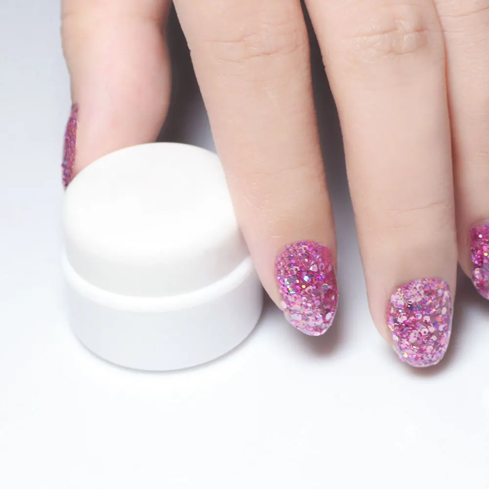 

Easy Soak Off Shimmer powder Flash Fairy Colorful UV Nail Glitter Gel