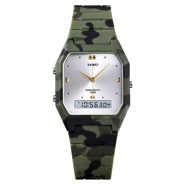 

SKMEI 1604 sport digital waterproof watches men charm digital analog watch