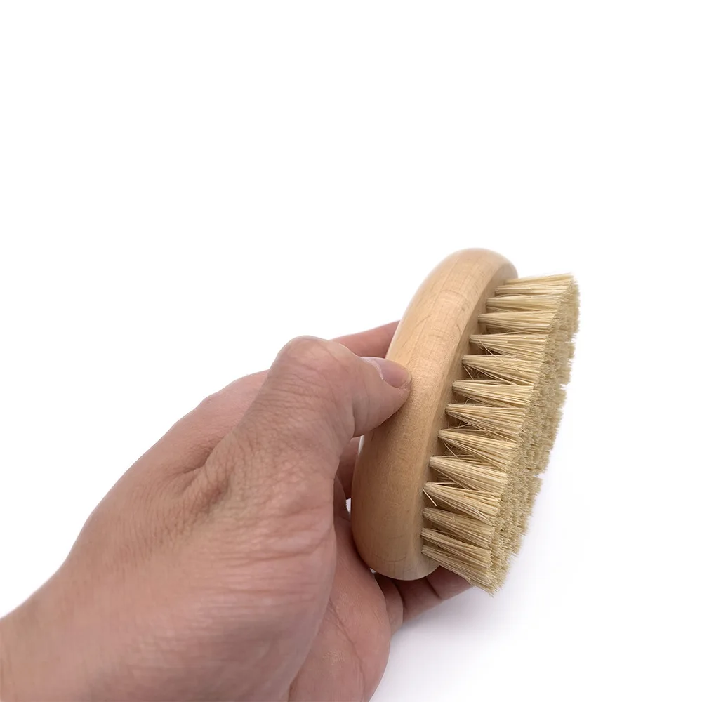 

100 Natural Biodegradable Beech Bristles Remove Dust Nail Brush, Customized