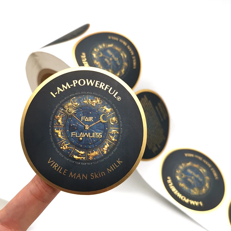 Self Adhesive Label Printing Removable Transparent Vinyl Stickers For