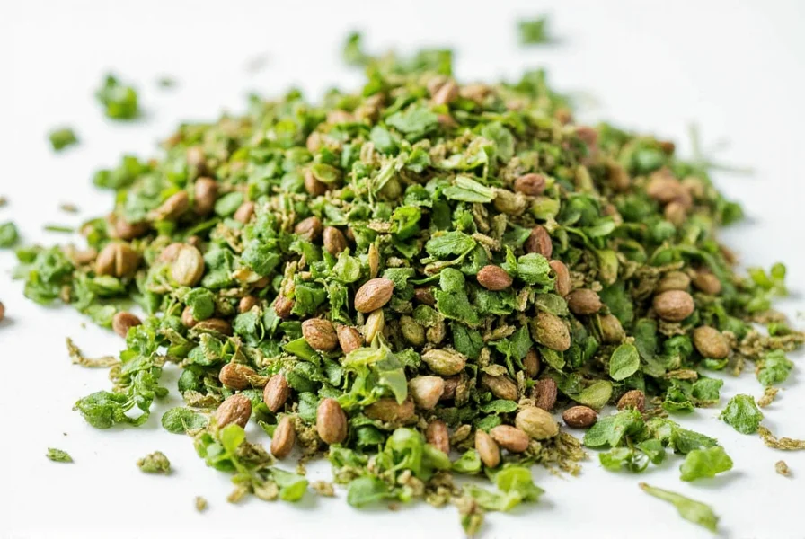 Drying oregano in a microwave using paper towels