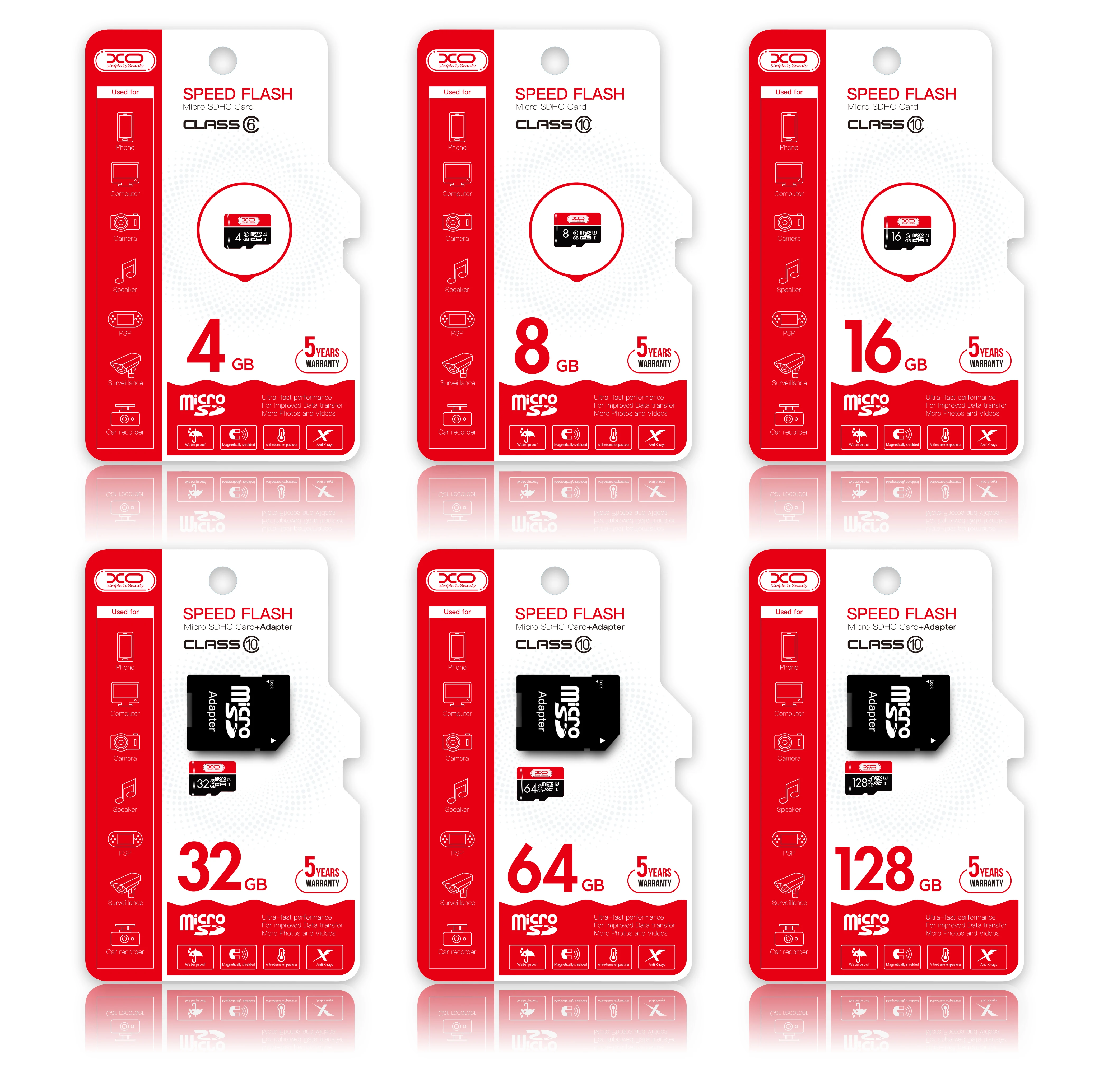 

XO TF Card Hi-tech Memory card Capacity 16GB/32GB/64GB/128GB/256GB/ Memory TF Card