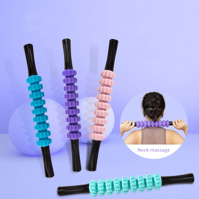 

wholesale fitness yoga massage stick hot selling muscle massage stick durable massage stick roller, Optional