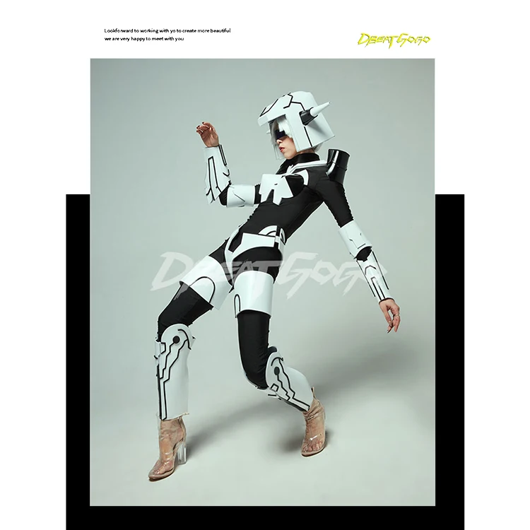 

Future technology warrior armor gogo costume Nightclub bar women Stage Performance Costume