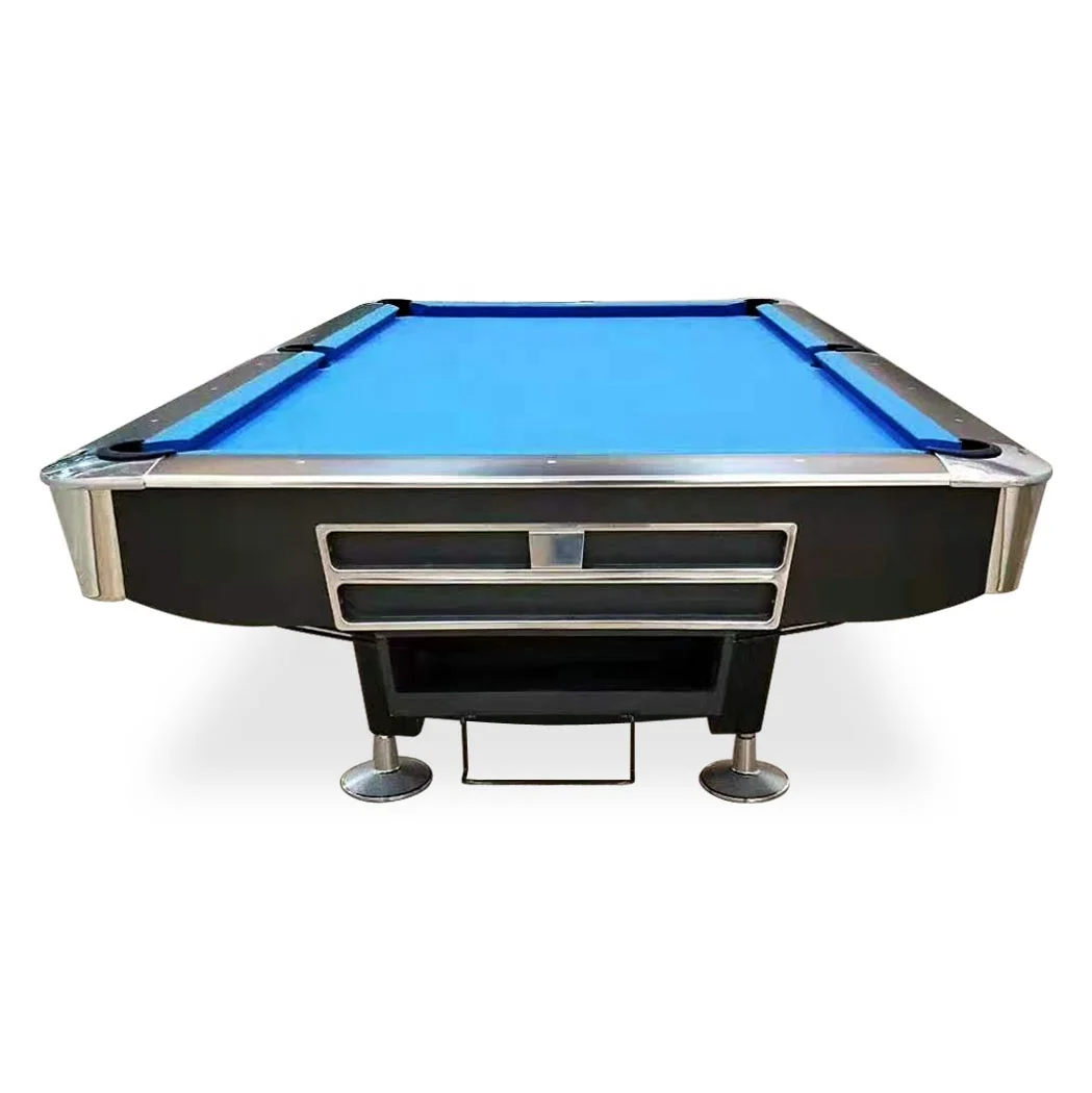 

4th Pool table Wood 9ft Outdoor Slate Billiard Pool Table