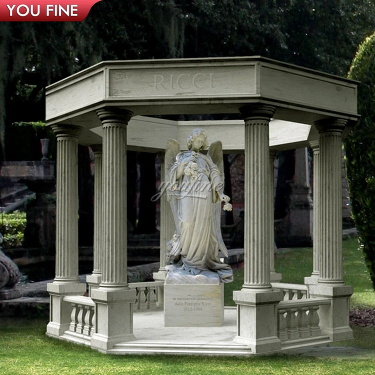 Luxury Cemetery Monument With Angel Marble Headstone Buy Angel Statue