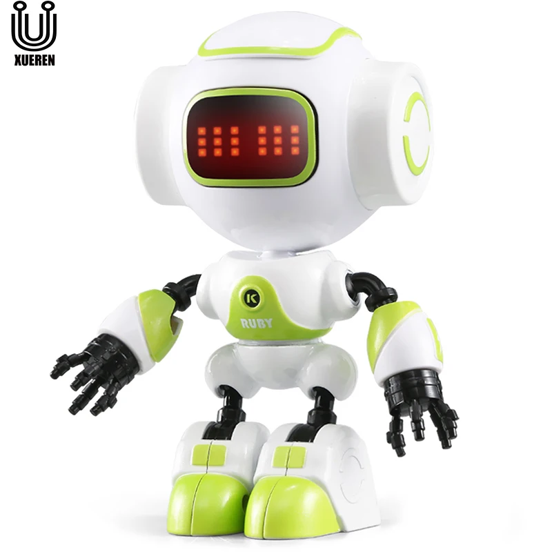 

Xueren JJRC R9 Luby RC Robot Touch sensitive Gesture Control LED Light mood Effect Alloy Intelligent early education Toy, Yellow pink green