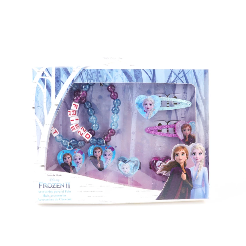 

F&J Fashionable Hottest Children Cartoon Hairpin Bracelet Ring Jewelry Sets, Picture