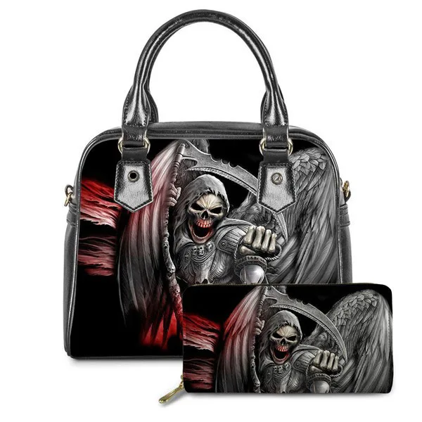 

Shoulder Bag For Girls Womens Gothic Bolsa Feminina Ladies Bags Handbag Set Women Shoulder Purse And Wallet Set