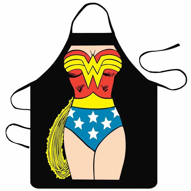 

Sexy Custom Print Kitchen Aprons Funny Cooking Accessories, Cartoon