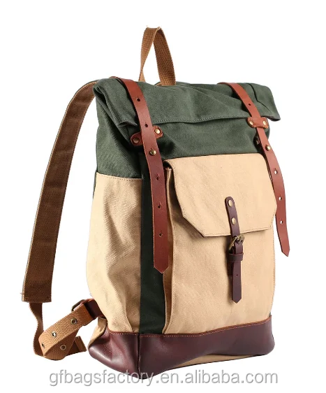 mochilas Multi-pocket Color matching Canvas school men backpacks British style Laptop rucksack backpack boys bag fashion leisure back bag