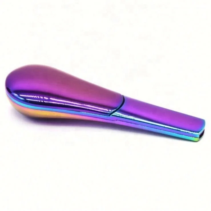 

Colorful Scoop-Shaped With Cover Zinc Alloy Smoking Pipe Gift Box Creative Detachable Spoon Shape Metal, Picture