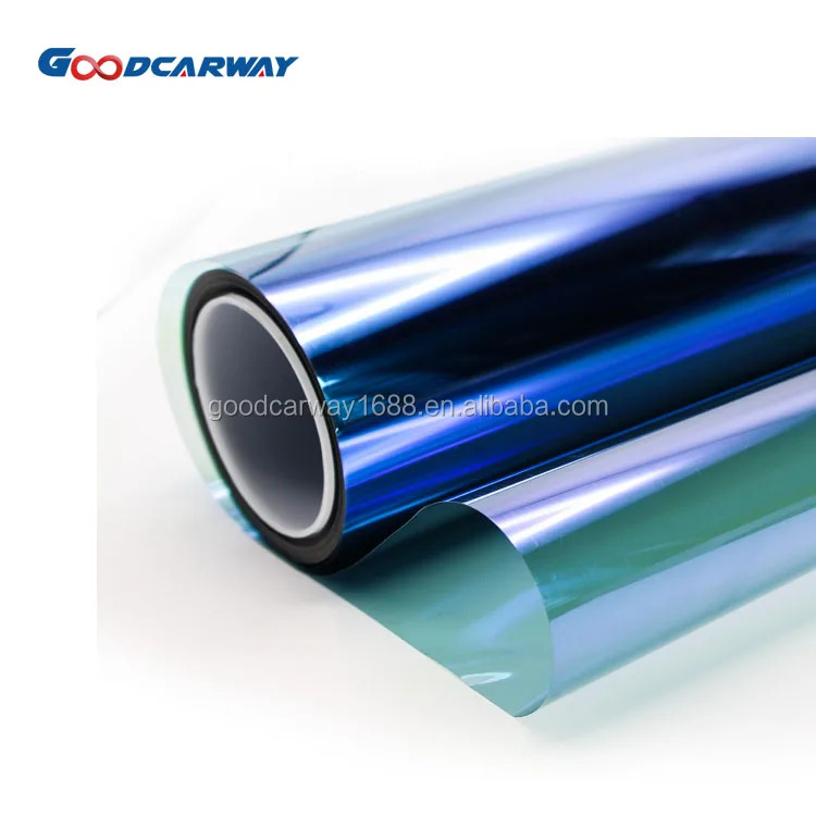 

Factory direct provice good quality and cheap price CR-6099 color change chameleon film, Colorfui blue