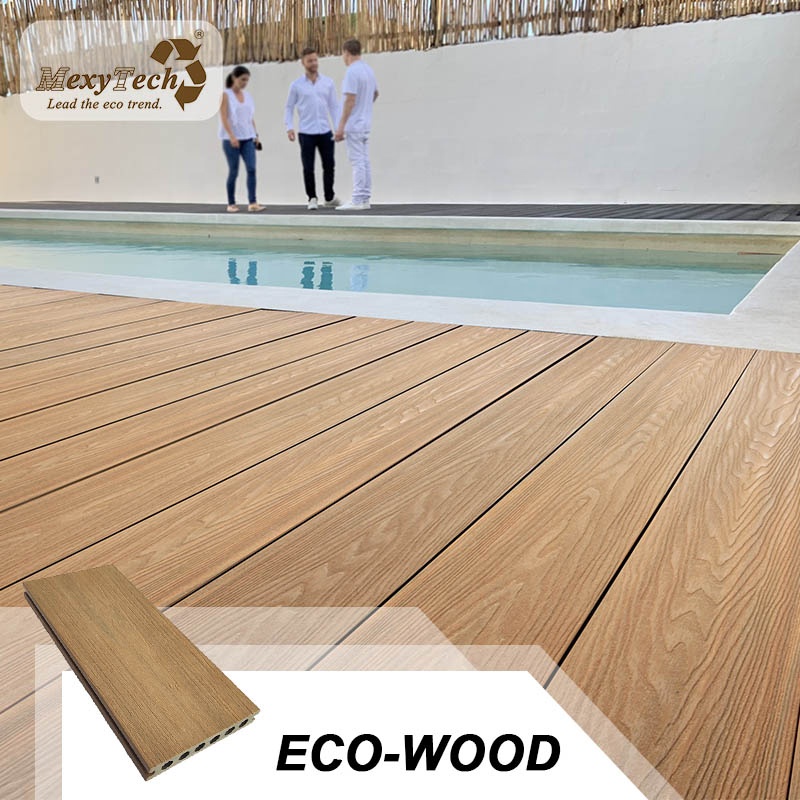 

new type timber composite co-extruded decking