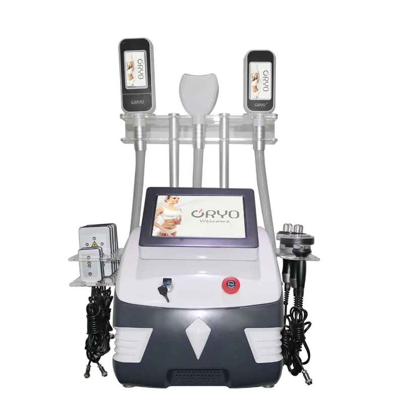 

3 cryo handles fat freezing slimming machine 360 criolipolisis cellulite cavitation vacuum cryolipolysis beauty device