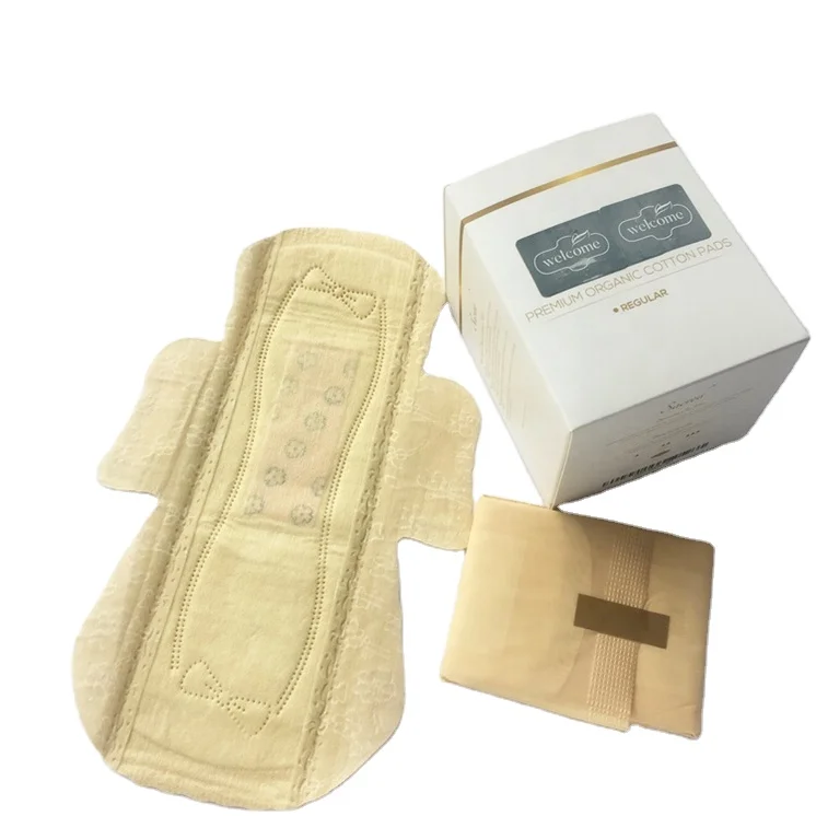 

Breathable cotton double wing sanitary pad,ME Time bamboo eco sanitary menstrual pads