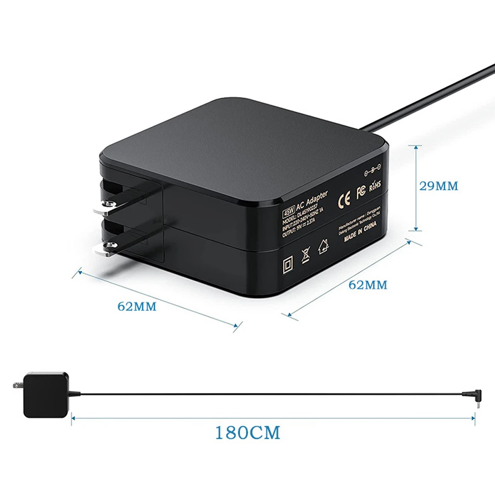 

HK-HHT New charger for asus 19v 2.37a 45w laptop portable power adapter for sale