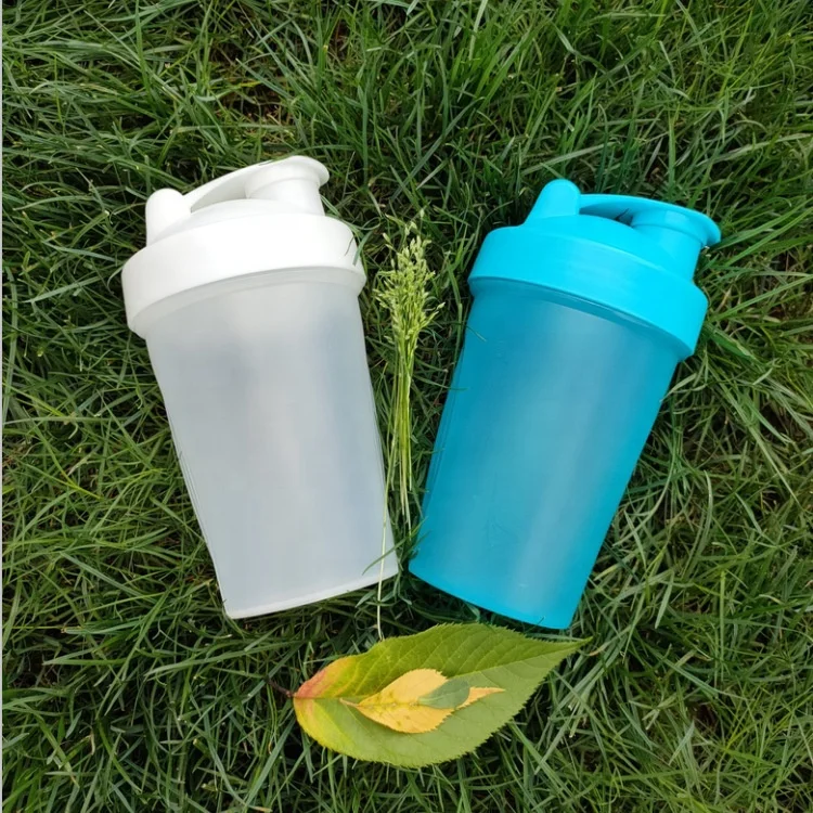 

400ML Custom Logo Protein Shaker Bottle Fitness Sports Plastic Shake Water Cup With Stainless Steel Ball