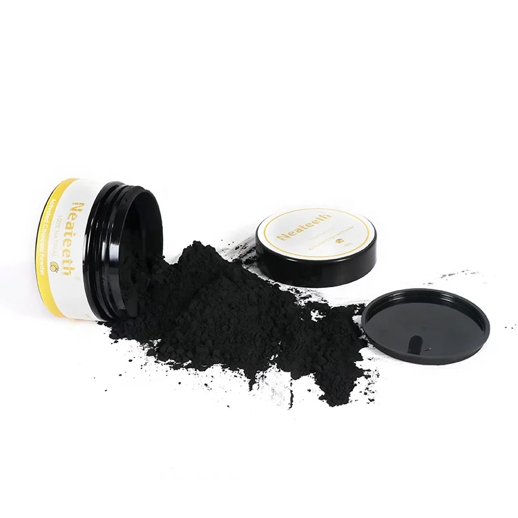 

Wholesale Activated Carbon Sparkling White Teeth Whitening Powder Mint Flavor