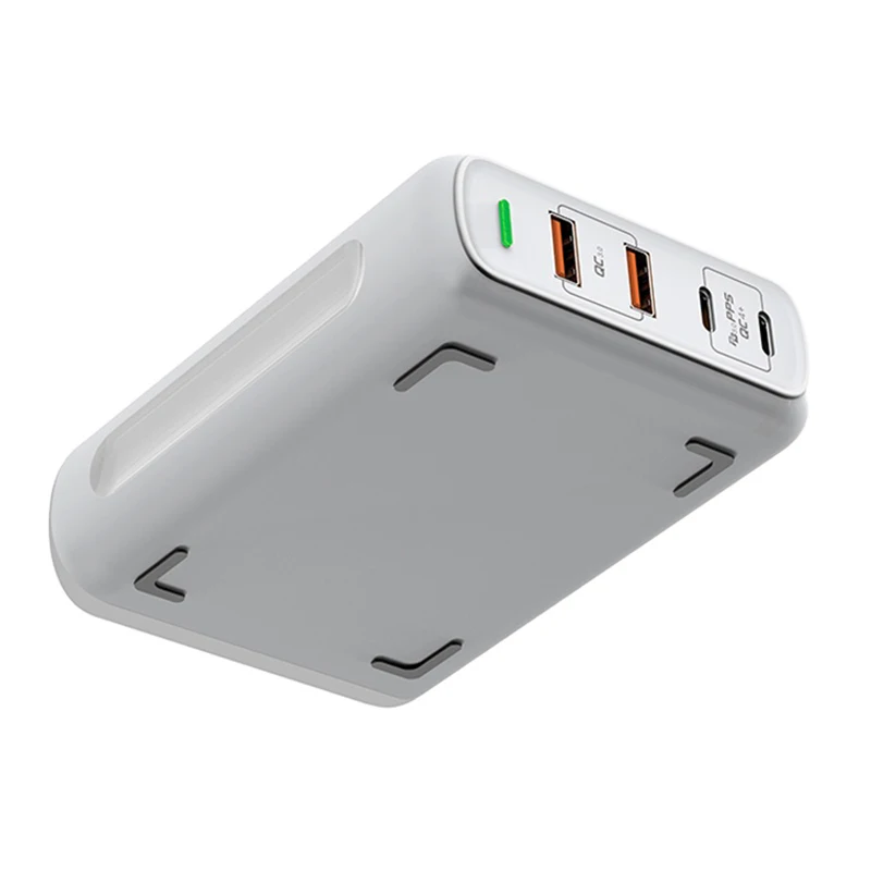 

100W PD charger 4 ports fast charger, Black white